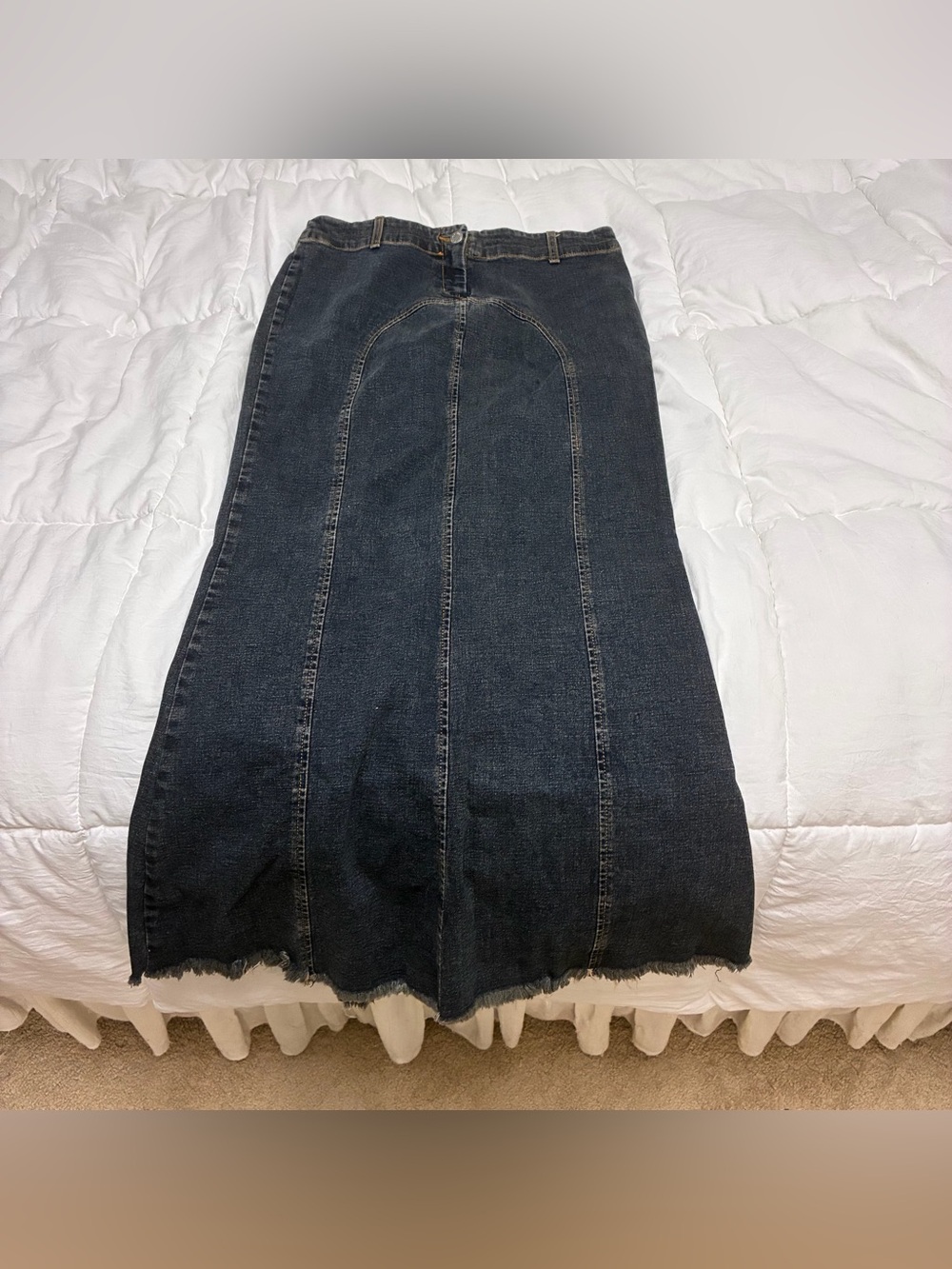 Vintage Mimi Chica Denim Long Jean Skirt